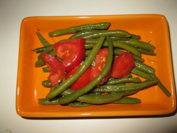 Insalata fagiolini e pomodori