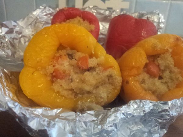 Peperoni ripieni di quinoa