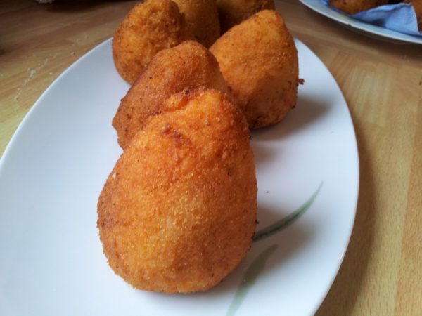 Arancini in coda